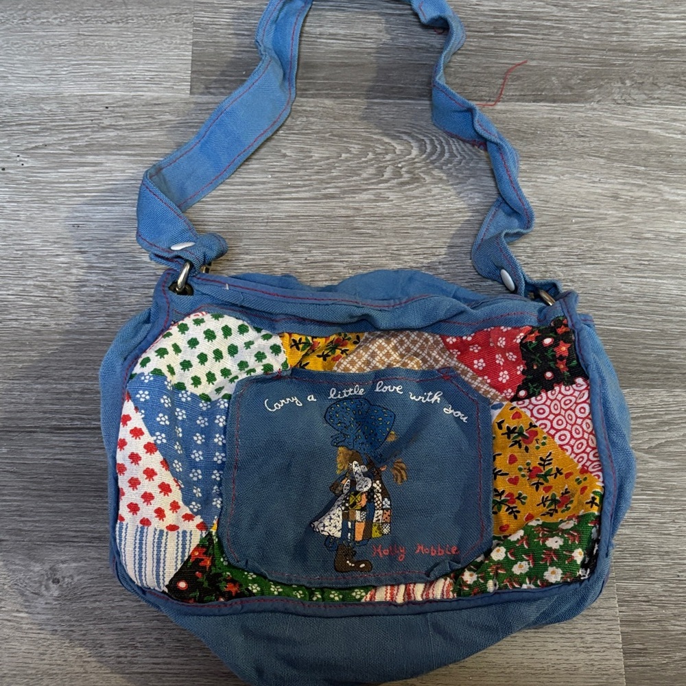 Colorful Patchwork Holly Hobbie Shoulder Bag